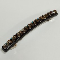 SUNNYDAY 고급 큐빅 빼빼로핀 80mm 자동핀 일자핀 반머리 반묶음 성인 여성 헤어핀 머리핀 국산 핸드메이드 HH7