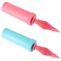 고급 파스텔 풍선 손펌프 에어 펌핑, 색상랜덤, 2개입