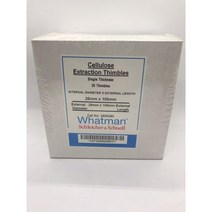 Whatman High Performance Cellulose Thimbles 셀룰로스 팀블 필터 원통여과지