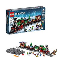 레고 LEGO 크리에이터 엑스퍼트 윈터 홀리데이 트레인 10254 완전한 원형 기차 트랙 기관차 회전하는 크리스마스 트리 이 포함된 세트(734개)(제조업체에서 단종)