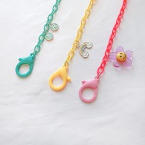 사자옷 자체제작 가벼운 마스크 목걸이 끈 줄 분실방지 스트랩 이니셜 걸이