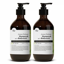 수오가닉 퍼퓸 샴푸워시 라임민트 1000ml 2개, 1050ml, 1세트