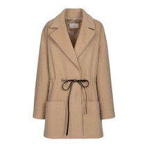 씨[SI] (SDJAY2101) 울 혼방 아웃포켓 레더스트랩 자켓