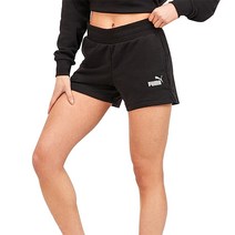 푸마 푸마 에센셜 테리 여성 4인치 반바지 쇼츠 블랙 586824-01