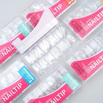 캣워크 젤리 팁 500팁 클리어 울트라씬 풀팁 인조손톱, 8.스크래치 스틸레토 500팁