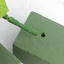 꽃부자재 플로랄폼 꽃꽂이 화훼자재 재료 꽃꽃이 스펀지 폼 꽃블럭 / 생화용 조화용, 생화용 1개