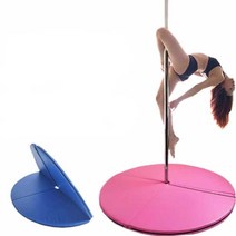 폴댄스 매트 폴매트 접이식 필라테스 홈짐 소음방지, 직경 150cmx두께 5cm