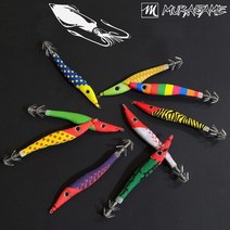 무라사메 한치메탈 60g 80g 100g 120g 150g 한치이카메탈 한치에기, 흰생선뼈