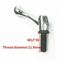 미니 선반 기계 미니 밀링 머신 테이블 잠금 볼트 핸들 M12 스레드 CNC 선반 기계 3 신제품, 한개옵션0