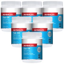 뉴트라라이프(Nutra-Life) 뉴트라라이프 피쉬오일(오메가3) 1500mg + 비타민D 300캡슐 X 6개, 1800캡슐, 1세트