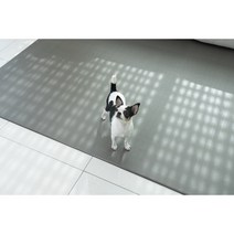 윈썸 애견매트 러그타입, 핑크아이보리