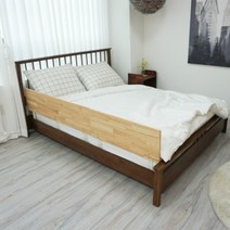 원목 침대 안전 가드 낙상 방지 침대 난간 안전바 대형120 cm 중형 80 cm, 중형 80 cm+원목 스틱 1개