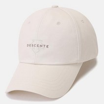 [데상트] 모자 JQS SN323HCP71-WHT 스포츠베이직 워딩 볼캡 / WHT0, 사이즈:M-L