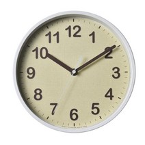 아트박스/이언시계 린넨 벽시계(샌드), 본품