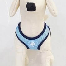 유니파크 슬림핏 안정적인 착용 또사구 슬림메쉬 강아지 하네스 블루 [XL] E-1703125