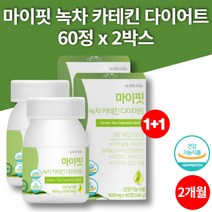 리얼 슬림 녹차 추출물 그린 카테킨 다이어트 환 정 알약 CATECHIN 무첨가물 20대 30대 40대 50대 60대 남성 여성, 2박스