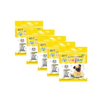 아모스 탱탱 아이클레이 파우치 5p, 빨강, 5개