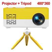 프로젝트 스마트빔 4k빔프로젝터 캠핑용빔프로젝터 휴대용 지원 비디오 홈 선물 14, ypro add tipod, au 플러그