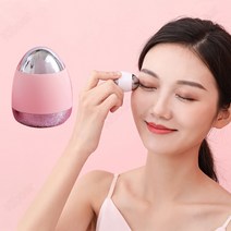 Kiboer 피부 마사지기 얼굴 마사지기 레드 라이트 초음파 EMS 미전류 고주파 진동 리프팅 영양 도입 콜라겐 촉진 단추 배터리, 핑크