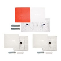 Champion Sports Recreational Safety Breakaway 야구 베이스 세트 브레이크웨이 더블 퍼스트 베이스 포함 - 릴리즈 온 임팩트 안전 베이스 세트