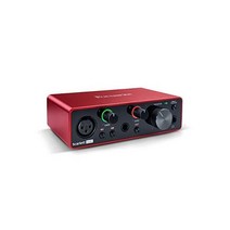 포커스라이트 Scarlett Solo 2x2 USB 오디오 인터페이스 3세대 제조업체 B-Stock(리퍼), 03.솔로(1 마이크 프리)