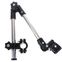 전동휠체어 노인전동차 스테인레스 스틸 우산 스탠드 모든 각도 회전 휠체어 자전거 우산 커넥터 유모차 우산 홀더 비옷 도구