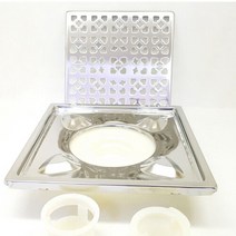 욕실 배수구 거름망 하수구 트랩 배수망 트렌치육가, 50파이