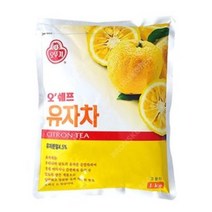 오뚜기 유자차, 4개, 1kg