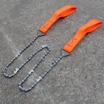 와이어톱 줄톱 휴대용 야외 포켓 톱 천 가방 톱 65cm 생존 와이어 손 지퍼 11 이빨 정원 벌목, 02 orange