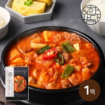 [한와담] 직화솥에 끓인 돼지고기김치찌개 500g 1팩, 단품