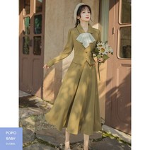 경성의복 졸업사진컨셉 개화기의상 복고풍 하객원피스