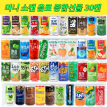 미니 소캔 음료수 모음 1가지맛 30캔 1박스, 동원 보성녹차 175ml