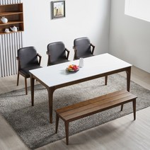 리빙룸가구/아테네 원목 세라믹 4인/6인용 식탁세트, 6인(의자6), 블랙