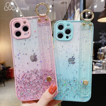 [사은품] 아이폰 12시리즈 갤럭시 S20 S20플러스 S20울트라 S20FE 홀로그램 글리터 반짝이 핸드 스트랩 핸드폰 거치대 슬림 투명 젤리 실리콘 범퍼 폰 케이스