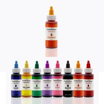 셰프마스터 지용성 식용색소 초콜릿 앙금 색소 블랙 57g, candy orange 57g, candy orange