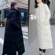 이지핏 여성 롱후드 패딩 겨울 아우터 캐주얼 데일리 패션 여성겨울롱패딩 여성패딩점퍼 가벼운롱패딩 겨울아우터간절기패딩 고등학생코트 학생롱패딩롱패딩유행 따뜻한패딩예쁜롱패딩 여자간절기패딩 후드롱패딩블랙롱패딩