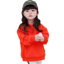 까꿍놀이터 애정맨투맨 유아동용 기본 맨투맨 면 100% 국내제작