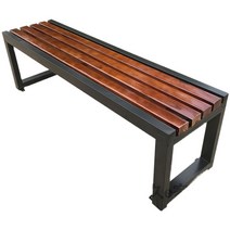 공원 벤치 나무 공공장소 의자 조립식 나사 철제 주물, 플라스틱 목재 120x40x45
