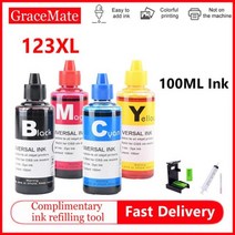 프린트 부품 123XL 교체 hp 2620 잉크 카트리지 123 HP Deskjet 호환, 02 400ML ink