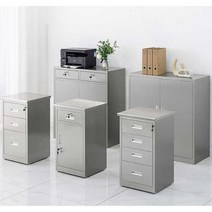 철제 캐비닛 사무실가구 철재사물함 락카사물함 수납, 가로형 2단 1.0mm