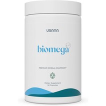USANA 바이오메가 프리미엄 오메가3 효능 서포트 56캡슐 28일분 피쉬오일, 1개, 56정