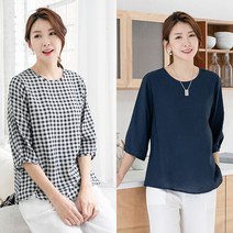 [우일인견] 시원한 인견 엄마옷 셔링 블라우스 19종 택1