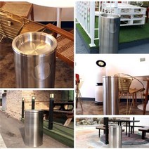 실외휴지통 뱅뱅이 대형 385x680 80L 쓰레기통