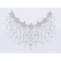 핫픽스 모티브 의류리폼 옷리폼 스톤 큐빅 부자재 의류DIY - 반달 별꽃1
