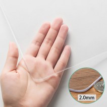 DsdMat 방수 투명 테이블매트 방열 소프트 글라스 유리대용 PVC 매트, 70×100cm, 두께2mm