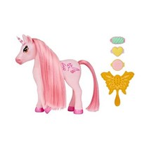 MGA Entertainment 드림 벨라 캔디 리틀 유니콘 - 리본 사탕 향 및 사탕 모양 헤어 클립 3개 긴 갈기 브러시 및 스크래치 앤 스니프 태그 3-8년용 선물