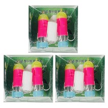 TFC 카고애자 쭈꾸미 갑오징어 한치 문어낚시 3팩, 핑크