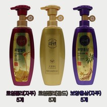 [리엔] 로열젤리 모근영양강화(자주 골드)/보양홍삼 탈모증상완화 샴푸 5개(400ml) 택1, 로열젤리 모근영양강화샴푸(골드) 5개