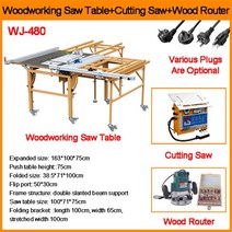 목공작업대 스텐공구함 공구정리대 다기능 슬라이딩 테이블 톱 정밀 접이식 톱 테이블 전기 절단 신제품 쏘 table saw 원형톱, 6.C5