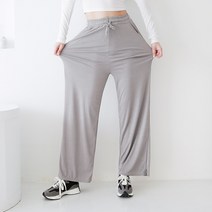 코디제이 여자 트레이닝팬츠 포켓골지와이드 데일리룩 편한바지 봄가을 스판바지